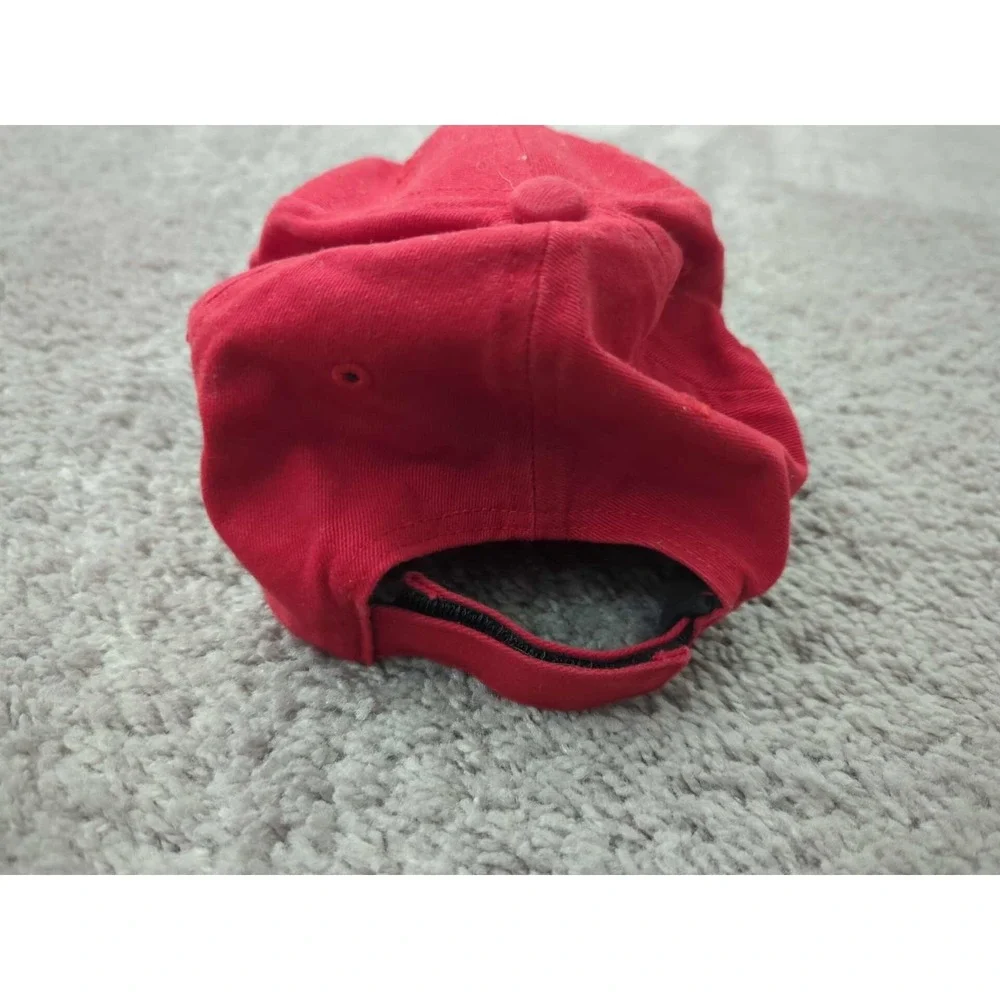 Texas Rangers Baseball Hat Cap Mens Youth MLB '47 Red Adjustable Made‎ in Macau